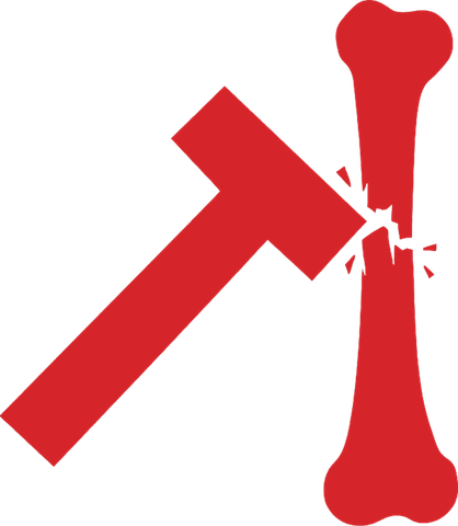 The Breakbone hammer and bone